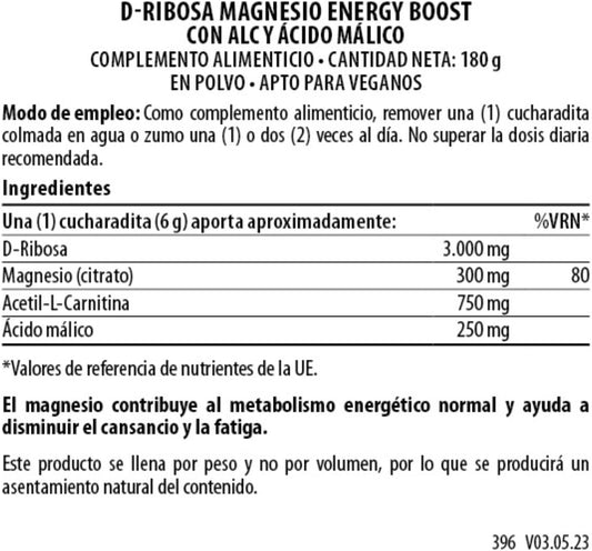 Qi-Ribose Powder With Magensium 180G