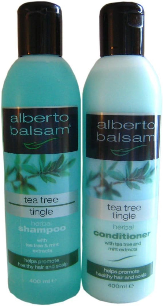 Alberto Balsam Tea Tree Tingle Shampoo And Conditioner Set