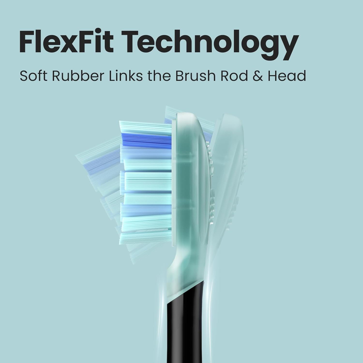 Oclean Replacement Toothbrush Heads, Soft Self-Developed Bristles, 2-Pack, Black, Compatible with All Oclean Adult Electric Toothbrushes (Ultra Gum Care) : Amazon.co.uk: Health & Personal Care