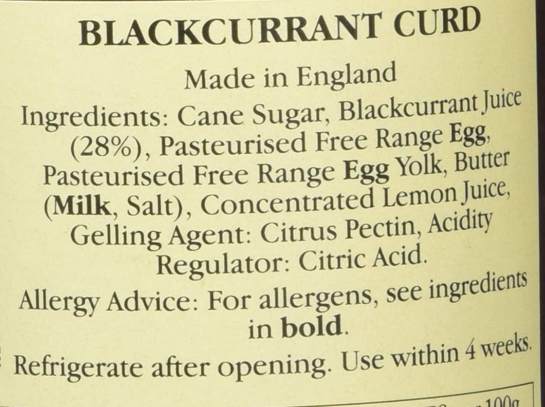Thursday Cottage - Blackcurrant Curd 310g : Amazon.co.uk: Grocery