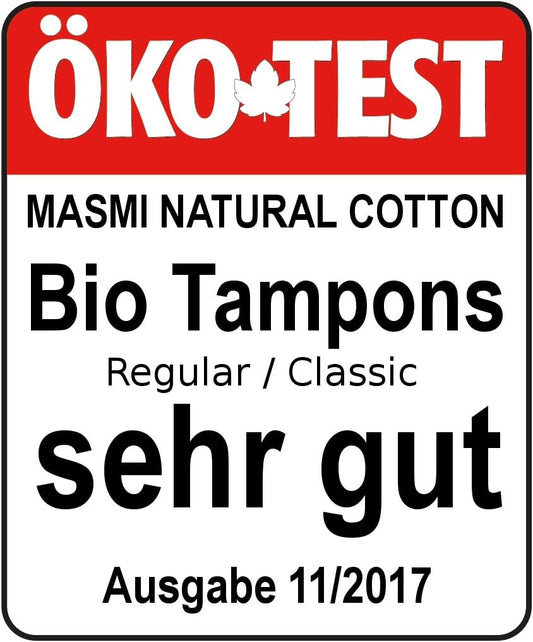 Masmi Natural Cotton Organic Tampons Classic (Pack Of 18)