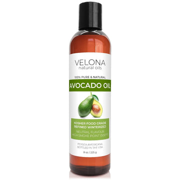 velona Avocado Oil 8 oz | 100% Pure and Natural Carrier Oil | Refined, Cold Pressed | Hair, Body and Skin Care | Use Today - Enjoy Results