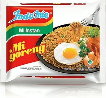 Indomie Mi Goreng Fried Instant Noodles, 80 G (Pack Of 40)
