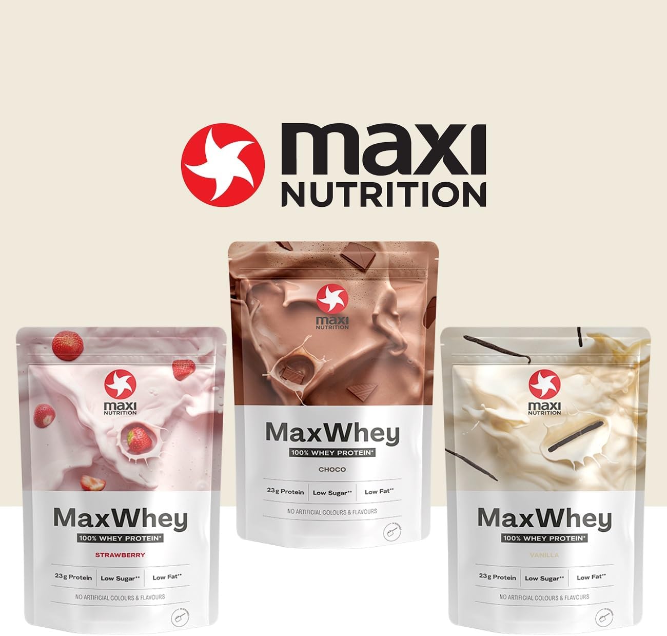 MaxiNutrition - MaxWhey -Whey Isolate and Concentrate Protein Powder Blend - Banoffee 420g - 22g Protein - Low-Fat - Low Sugar - Gluten & Soy-Free - Vegetarian - 113 kcal per Serving - 14 Servings : Amazon.co.uk: Health & Personal Care