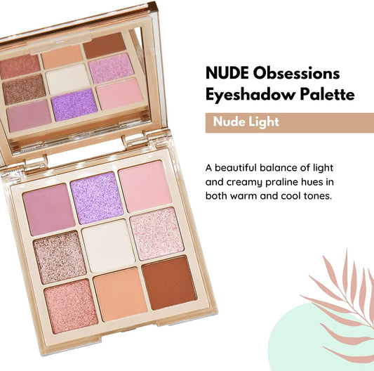 Huda Beauty Nude Obsessions Eyeshadow Palette Color: Color: Nude Light