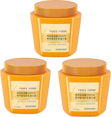 Amino Acid Essence Luxury Nourishing Hair Protein Cream, Birds Nest Hair Cream, Moisturizing Repair Hair Care Conditioner, Deep Conditioner For Dry, Frizzy And Damaged Hair (1)