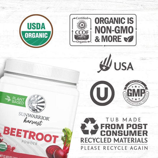 Sunwarrior Beet Root Powder Nitric Oxide Increase Stamina Blood And Fl