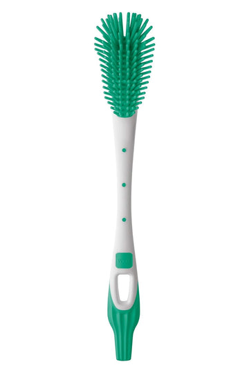 Mam Baby Bottle Cleaning Brush, Soft Brush Baby Bottle Cleaner, Bpa-Free Rubber Cleaning Brush For Bottles And Cups, Yellow/White, 1-Count : Baby