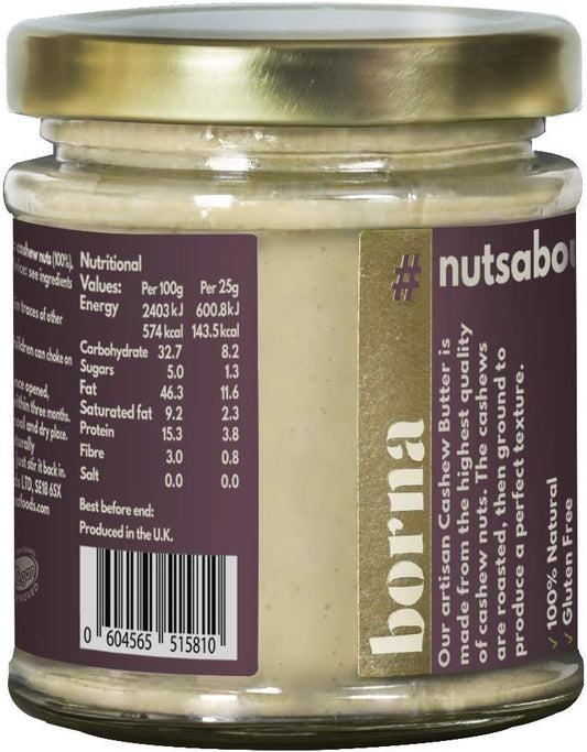 Borna Foods Cashew Butter (100% Pure Smooth)-170 Gram