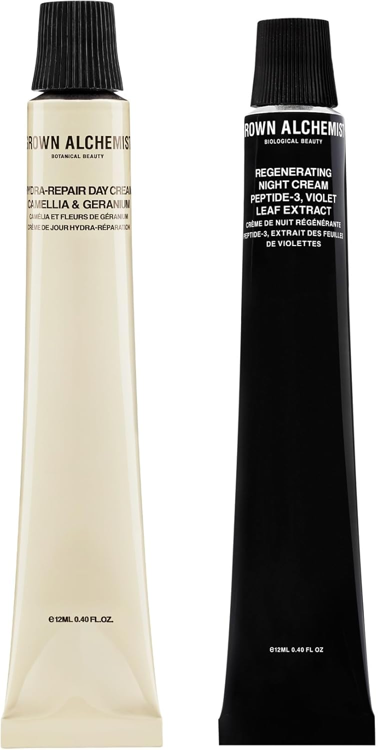 Grown Alchemist AM PM Hydration Duo Mini Skincare Kit – Skincare Gift Set Exclusive with Hydra-Repair Day Cream & Regenerating Night Cream, Vegan Anti Aging Beauty Set, Skin Care Starter Kit 2x 12ml : Amazon.co.uk: Beauty