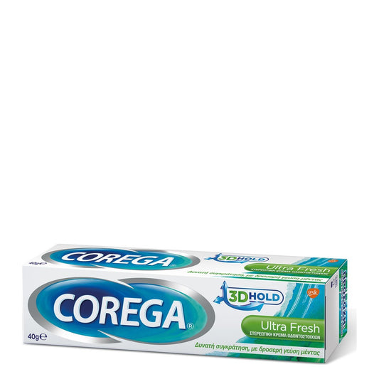 Corega Ultra 3D Hold Comfort Adhensive Cream : Health & Household