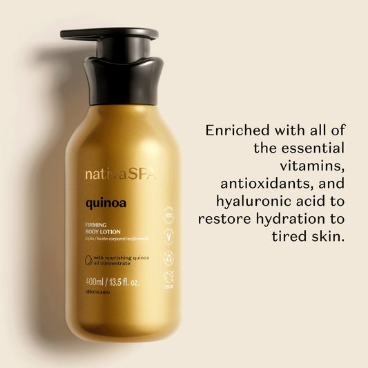 Nativa Spa By O BoticƔrio, Quinoa Firming Ritual Bundle: Body Lotion (13 Fl Oz) And Body Oil (6.8 Fl Oz)