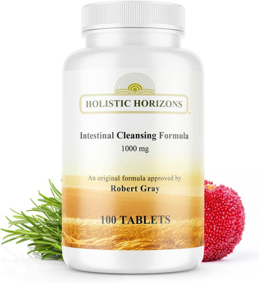Holistic Horizons Intestinal Cleansing Formula, 100 Tab | Robert Gray Cleanse | Original | Authentic : Health & Household