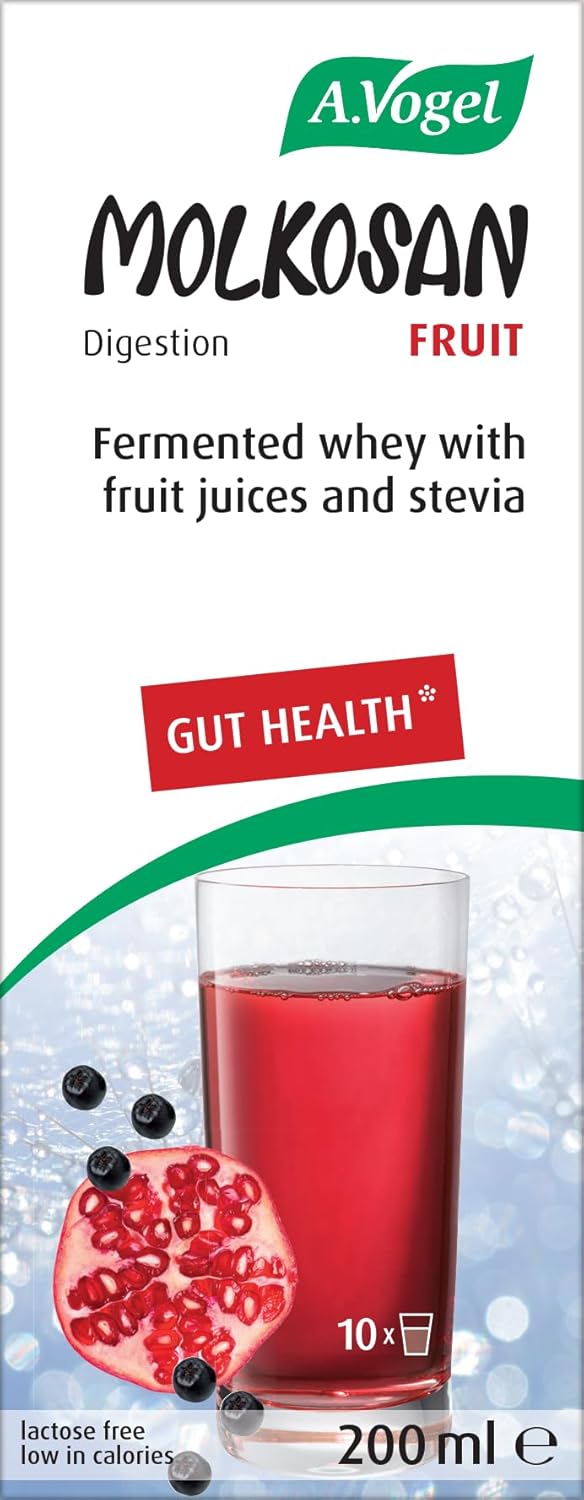 A.Vogel Molkosan Fruit | Prebiotic Formula Providing Gut Health Support | Berry & Pomegranate | 200ml : Amazon.co.uk: Health & Personal Care