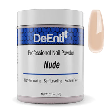 Deenti Acrylic Nail Powder, 2Oz Nude Acrylic Powder Dip For Nails, Long Lasting Salon Quality, Bubble Free Professional Nail Powder For Manicure Nail Art, Fake Nails, Nail Carving & Extensions