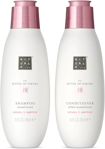 Rituals The Ritual Of Ayurveda Value Pack - Nourishing Shampoo And Conditioner Set - With Wheat, Chia Seeds, Rice, And Macadamia Oil - Gift Set Pack Of 2X 250Ml