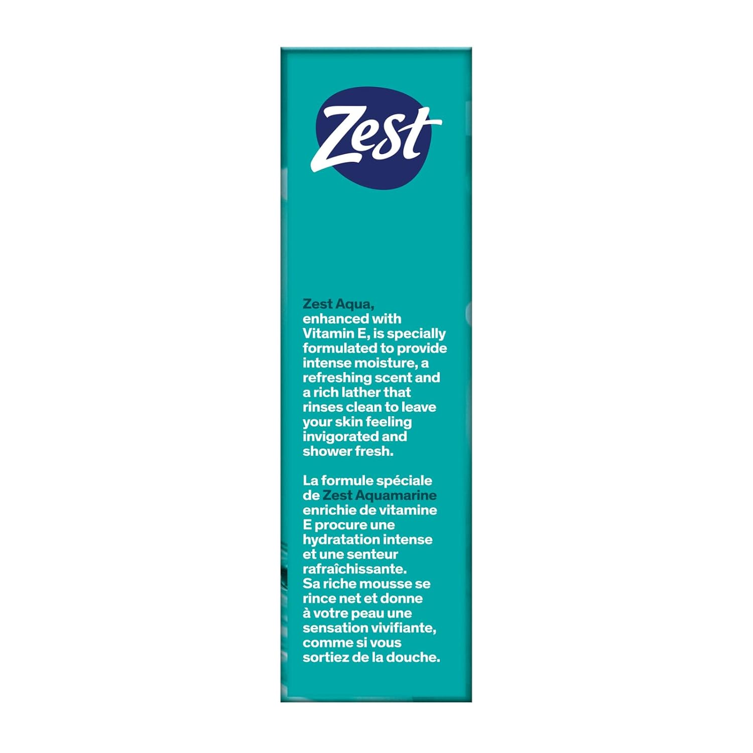Zest Bar Soap - Enriched With Vitamin E - Moisturizing Body Soap - Gentle Soap - Paraben-Free Soap Bar - Suitable For All Skin Types - Aqua - 16 Pc : Beauty & Personal Care