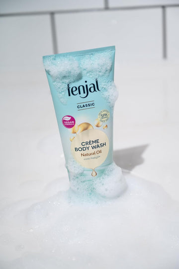 Fenjal Skin Glow Bundle | Classic Crème Body Wash (200Ml)|Classic Body Oil (145Ml) | Gift Set