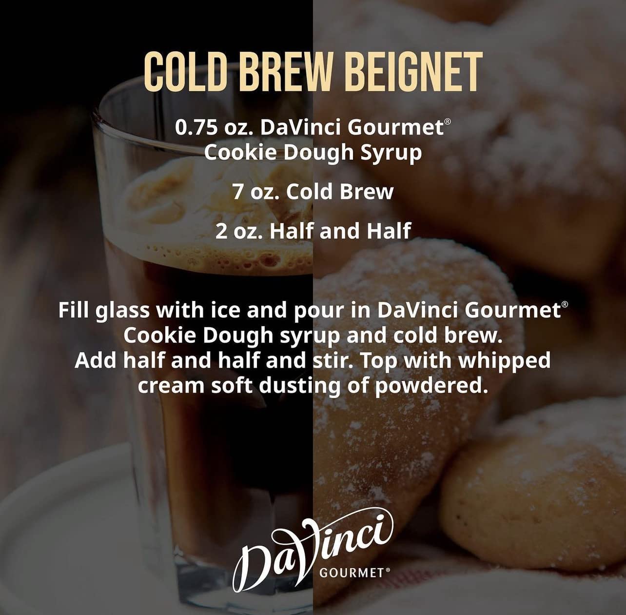 Davinci Gourmet Classic Cookie Dough Syrup, 25.4 Fluid Ounce (Pack Of 4)