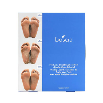 Boscia Fruit Acid Foot Peel Mask For Baby Soft Skin. Peeling Off Dead Skin & Calluses. Vegan Skincare Exfoliator For Cracked Heels & Sensitive Skin