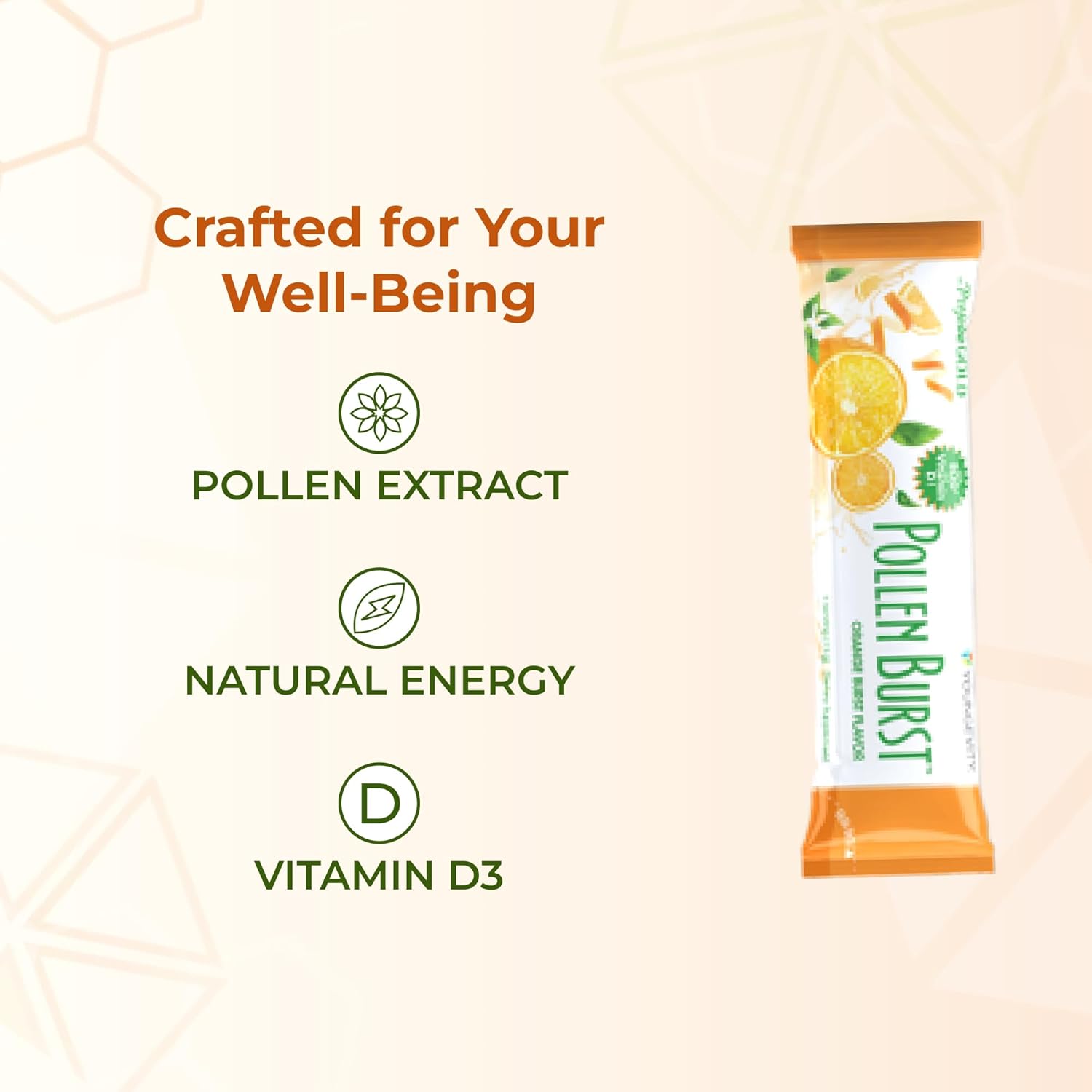 Buy Youngevity Projoba Pollen Burst™ - Clean Natural Energy Supplement W/Green Tea, Pollen Extract, Glisodin® - Increase Focus, Brain Boost, Endurance, Mental Clarity (30 Sticks) On  Free Shipping On Qualified Orders