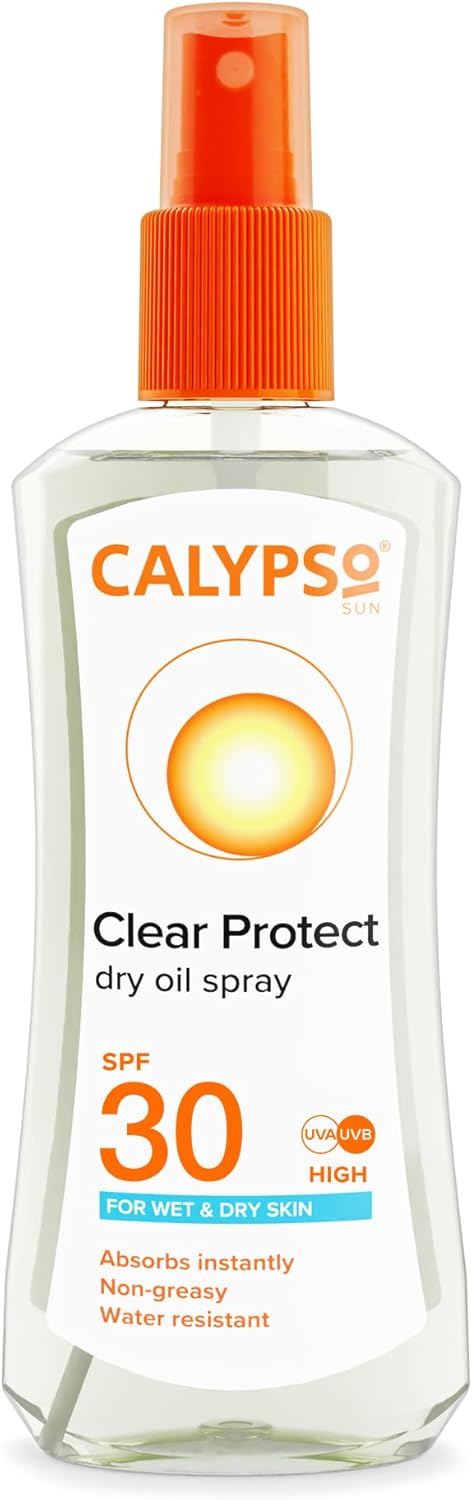 Calypso Dry Oil Wet Skin Spray Spf15 (Pack Of 2)
