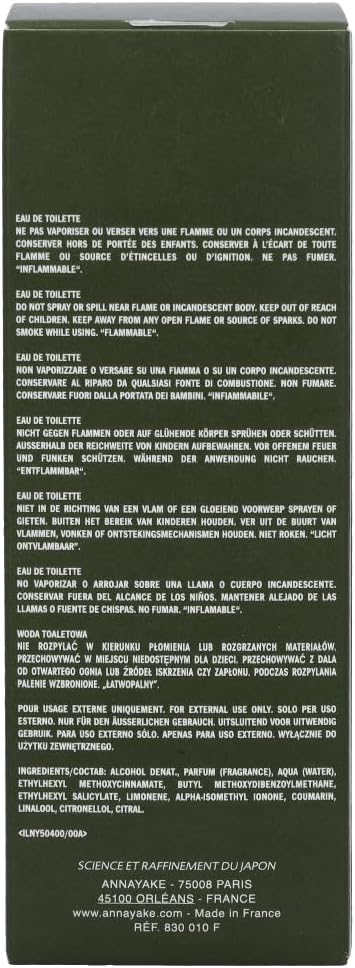 Annayake Eau De Toilette Dojou For Him 100Ml