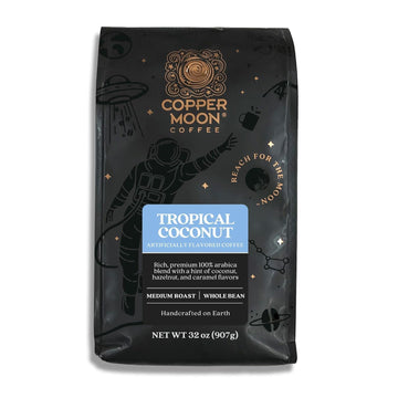 Copper Moon Medium Roast Whole Bean Coffee, Tropical Coconut Blend, 2 Lb