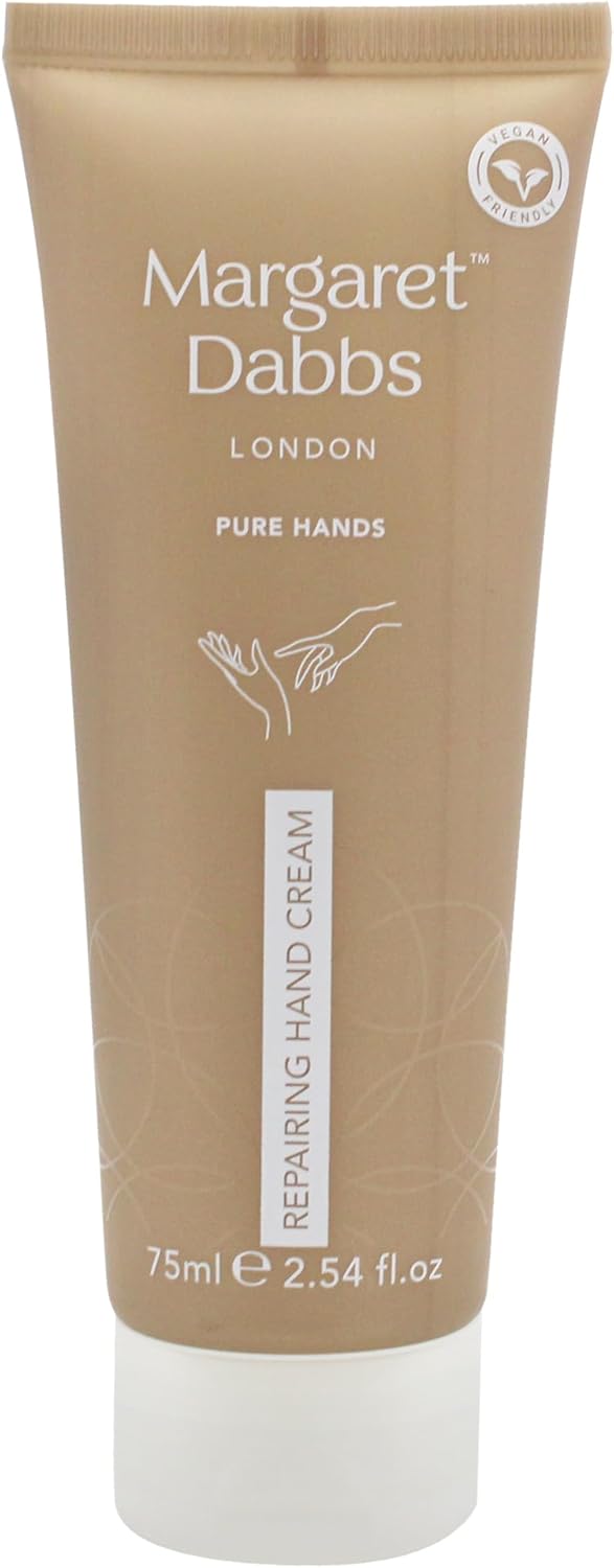 Margaret Dabbs Pure Repairing Hand Cream Deep, Lasting Hydration for Very Dry Skin, Rose and Lemon Scented 75ml : Amazon.co.uk: Beauty