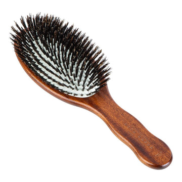 Acca Kappa Classic Oval Hair Brush Pure Boar Bristles Kotibé Wood Polishing Detangler For Men And Women