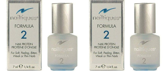 Nailtiques Formula 2 Nail Growth Formula Treatments, 0.25 Ounce (Set Of 2) : Beauty & Personal Care