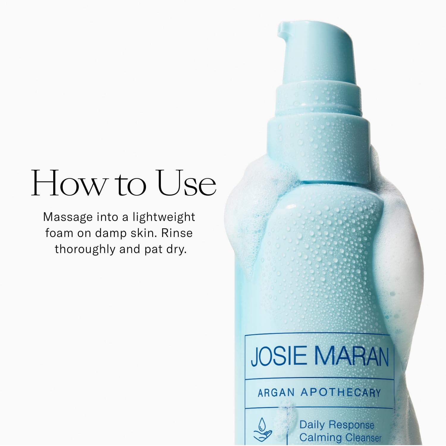 Josie Maran Argan Apothecary Daily Response Calming Facial Cleanser - Gentle Exfoliating Face Wash For Pores & Sensitive Skin - With Organic Argan Oil, Salicylic Acid, & Tea Tree Oil (4 Fl Oz/120 Ml) : Beauty & Personal Care
