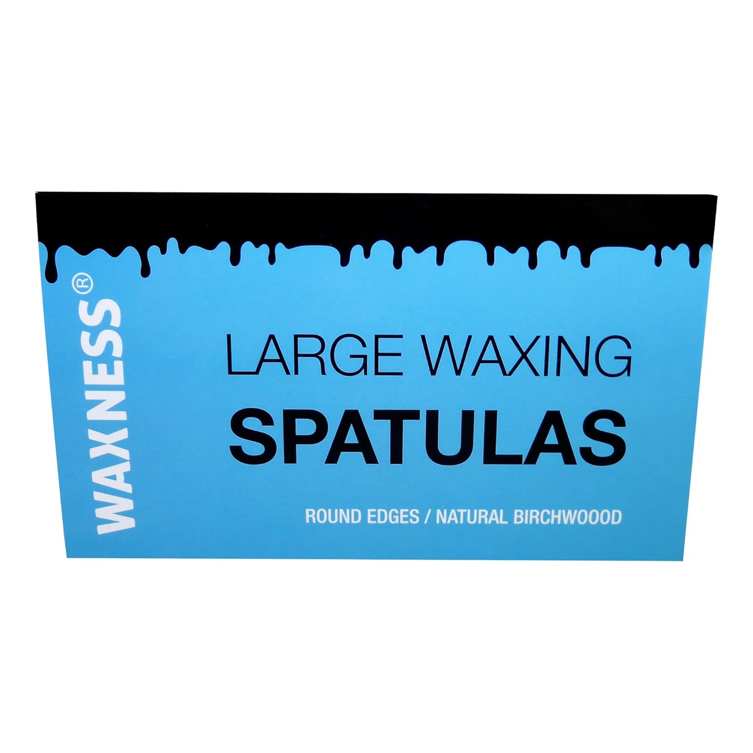 Waxness Wax Necessities Extra Polished Birchwood Rounded Body Wax Spatulas Applicators 100 Pack : Beauty & Personal Care