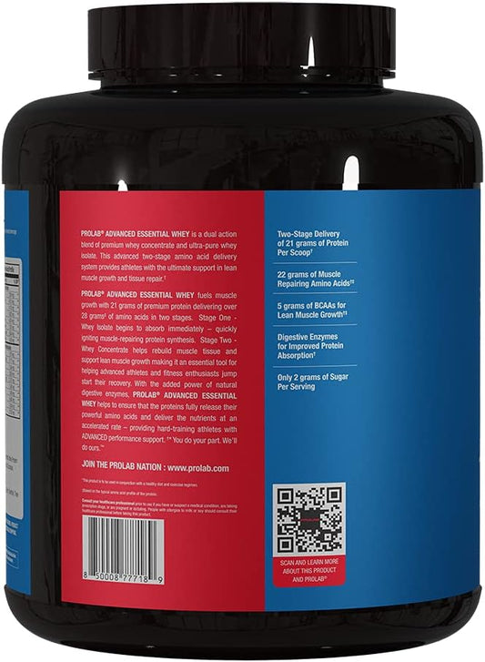 Prolab Advanced Essential Whey-Blend Of Premium Whey Concentrate And U