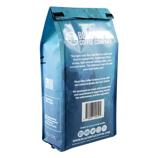 Black Rifle Coffee Company Gunship Roast, Light Roast Ground Coffee, 12 Oz Bag