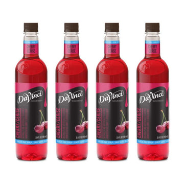 Davinci Gourmet Sugar-Free Cherry Syrup, 25.4 Fluid Ounce (Pack Of 4)