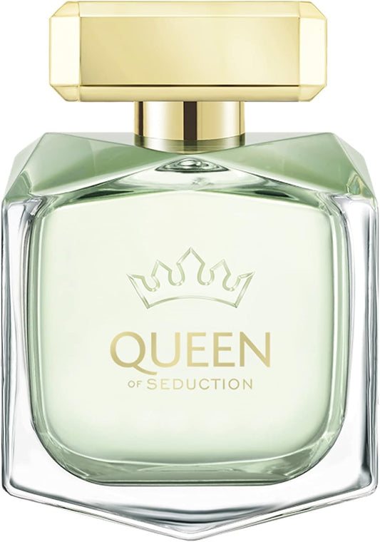 Banderas Perfumes - Queen Of Seduction - Eau De Toilette - Long Lasting - Romantic, Charming And Fresh Fragance - Floral With Marine Notes - Ideal For Day Wear - 80 Ml
