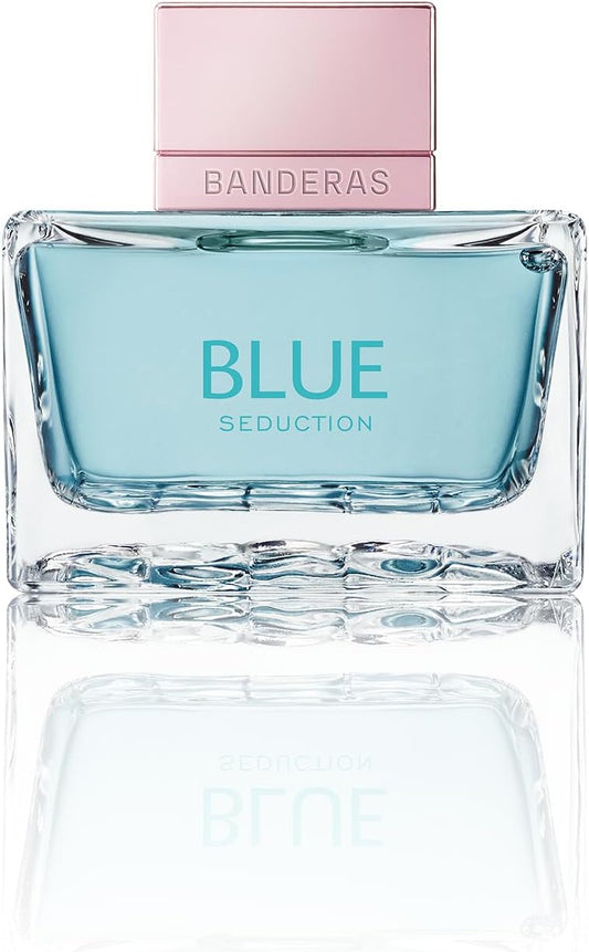 Banderas Perfumes - Blue Seduction Woman - Eau De Toilette For Women - Long Lasting - Fresh, Casual And Femenine Fragance - Floral Aquatic Notes - Ideal For Day Wear - 80 Ml