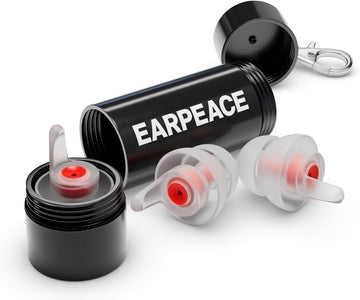 Earpeace Music - Concert Ear Plugs - Earplugs For Noise Reduction - High Fidelity Ear Plugs For Concerts, Musicians And Live Events With Loud Music - Reusable Earplugs - Noise Reduction Up To 26Db