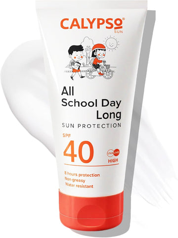 Calypso All School Day Long Sun Lotion Spf 40 | 150Ml | Water Resistant Sunscreen