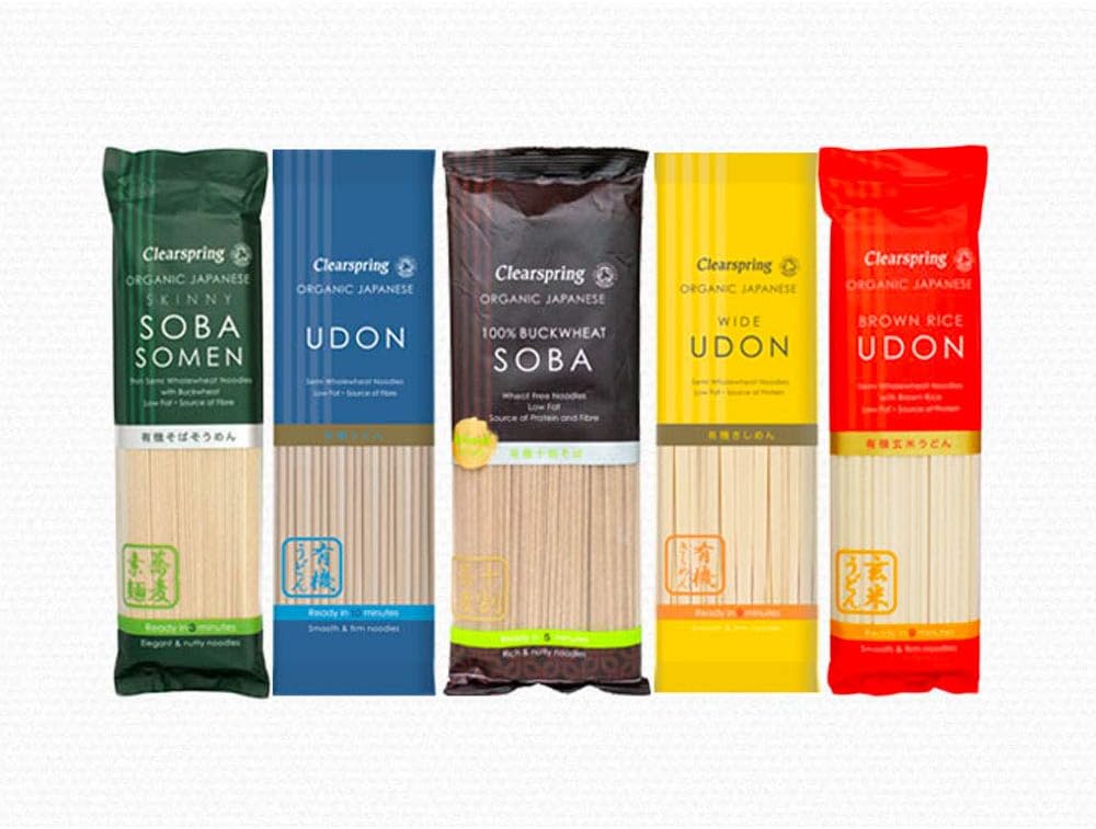 Clearspring Organic Japanese Skinny Soba Somen Noodles, 200g : Amazon.co.uk: Grocery