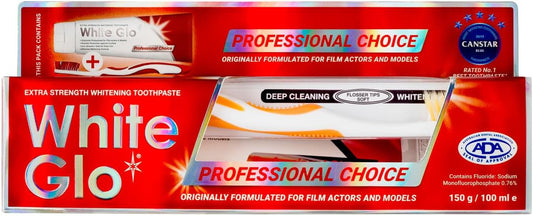 White Glo Professional Choice Extra Strength Whitening Toothpaste
