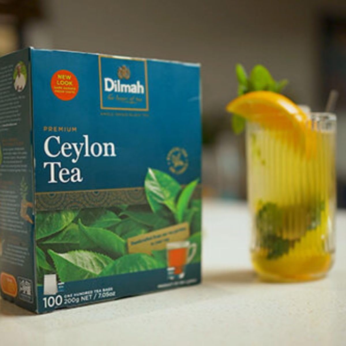 Dilmah Premium Ceylon Black Tea - 100 Tea Bags (Single Pack)-Strong, Robust, And Aromatic For Everyday Drinking-Unblended Single Origin Teas Packed At The Source
