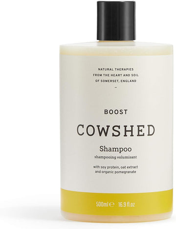Cowshed Boost Shampoo - 500 Ml - Hair Hydrating Shampoo | Moisturising Vegan Shampoos Sulphate And Paraben Free | Volumising Shampoos For All Hair Types