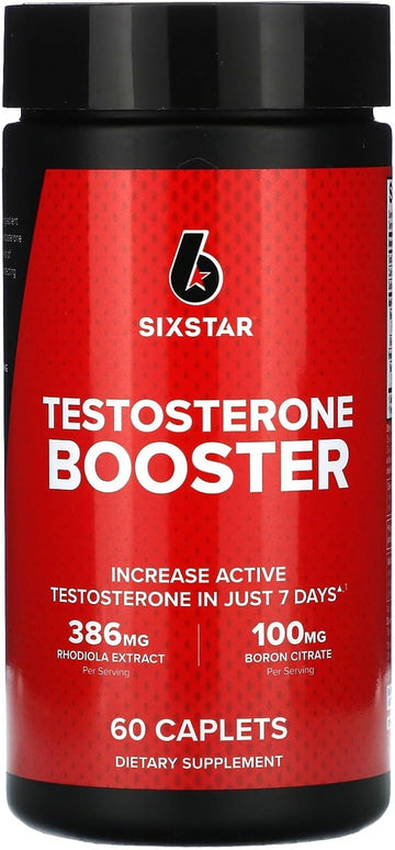 Testosterone Booster For Men Six Star Pro Nutrition Test Booster For Men Extreme Strength + Enhances Training Performance + Scientifically Researched Test Boost Supplement, 60 Pills