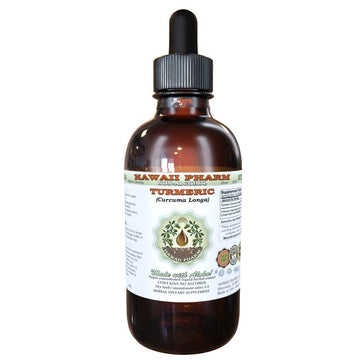 Turmeric Alcohol-Free Liquid Extract, Organic Turmeric (Curcuma Longa) Dried Rhizome Glycerite 2 Oz