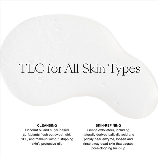 Josie Maran Argan Apothecary Daily Response Calming Facial Cleanser - Gentle Exfoliating Face Wash For Pores & Sensitive Skin - With Organic Argan Oil, Salicylic Acid, & Tea Tree Oil (4 Fl Oz/120 Ml)