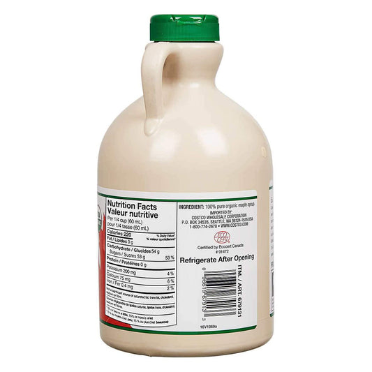 Kirkland Signature 100% Maple Syrup, Dark Amber, 33.8 Fl. Oz