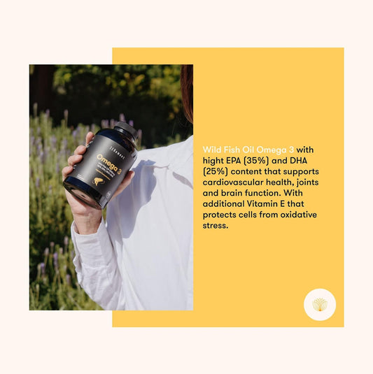 Zenement Omega-3 Highest Strength, Wild Fish Oil 2000mg (2 softgels) |