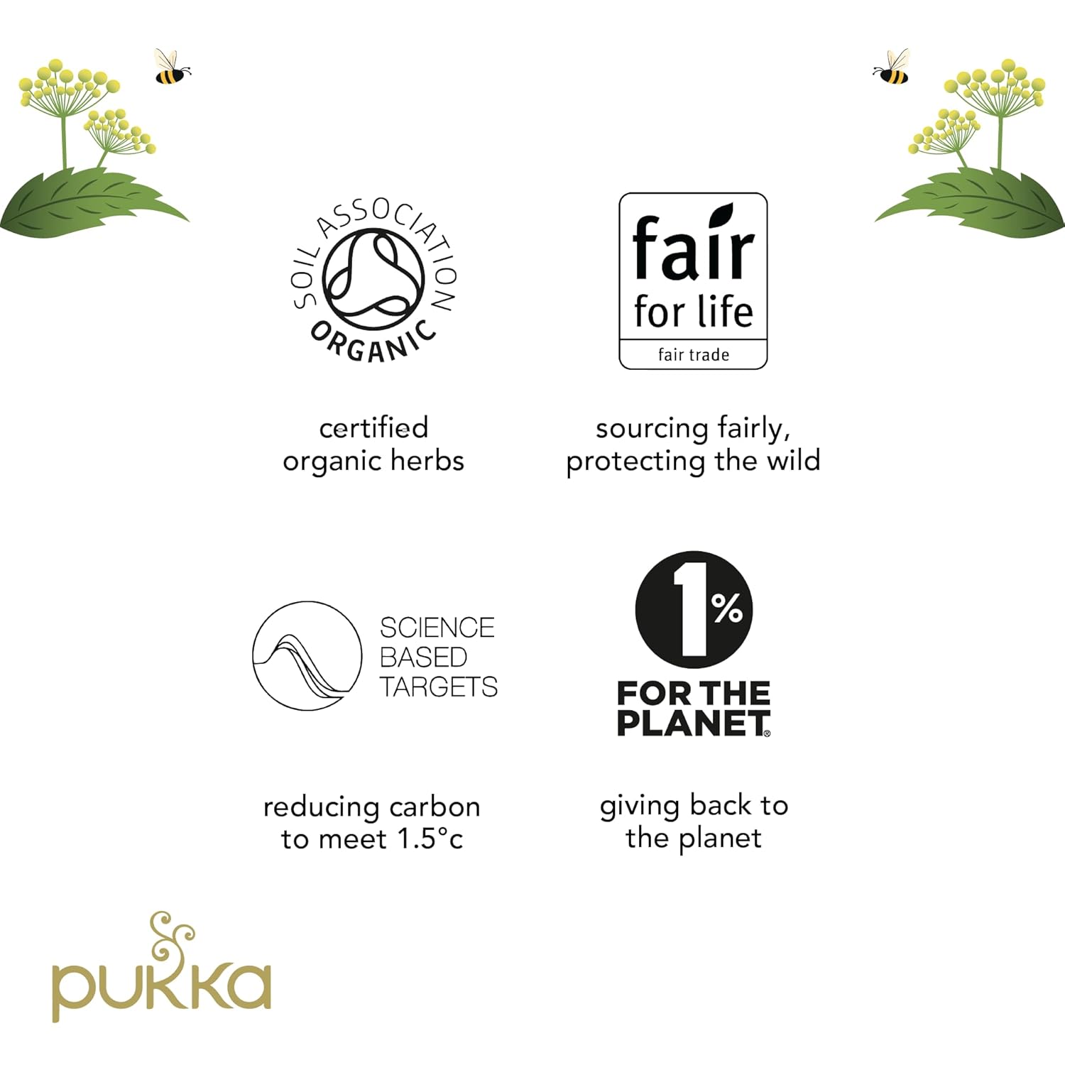 Pukka Tea Organic, Herbal Tea Sampler For Everyday Wellness, Best For Birthdays, Anniversaries & Holidays, Caffeine Free, 90 Bags, 6 Flavors